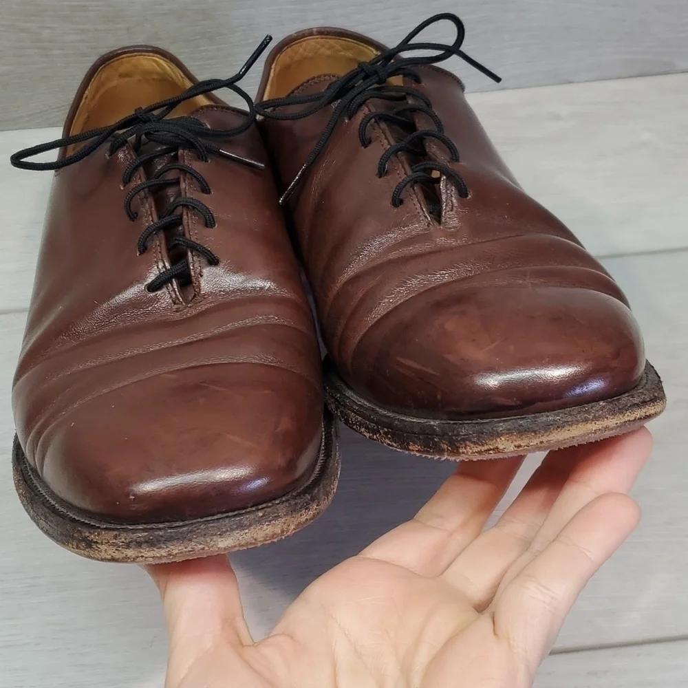Allen edmonds Austin 30713 Mens Dress Oxford Slip on shoes sz 8.5C